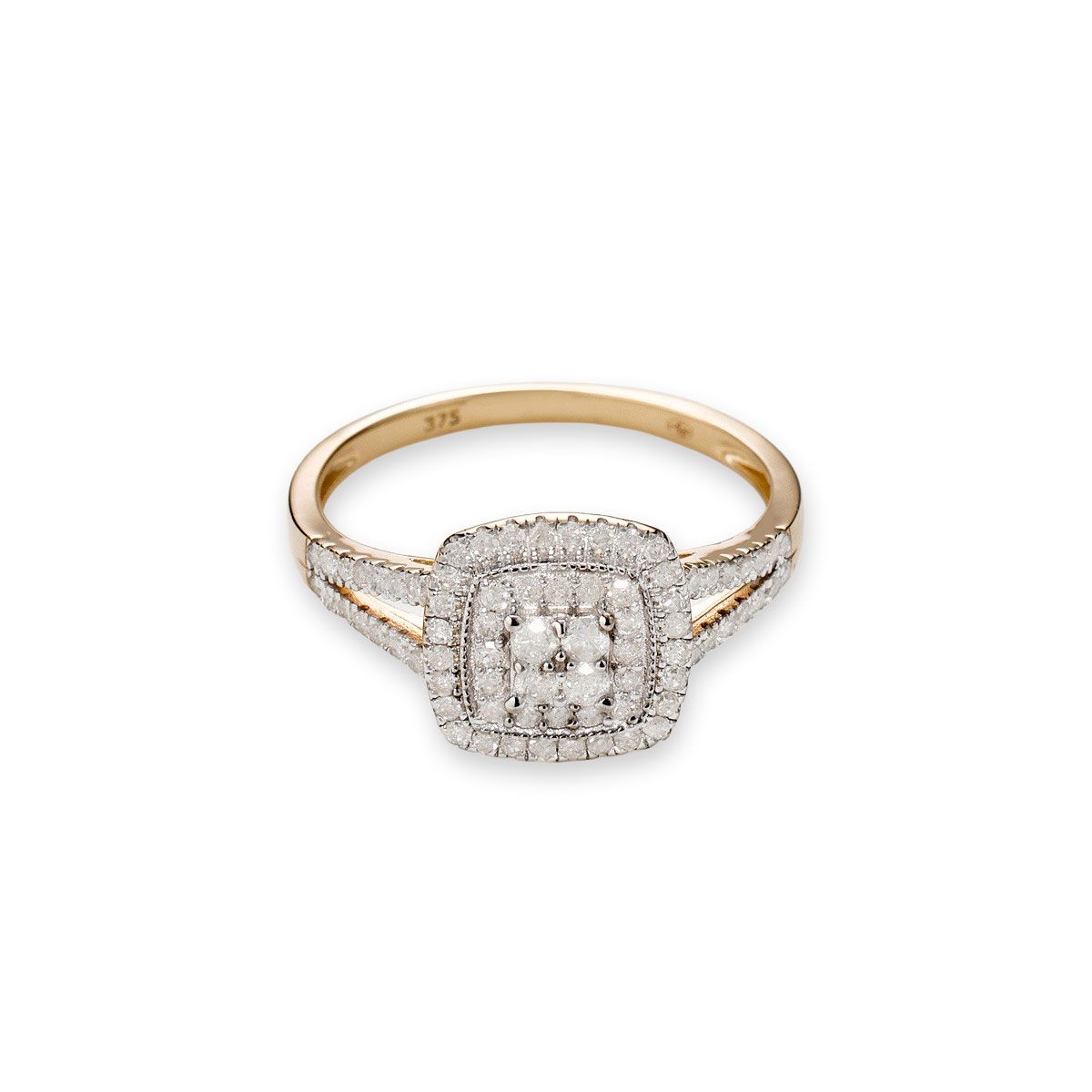 Bague " Maïwenn" Or jaune et Diamant