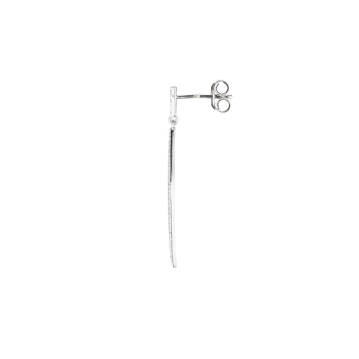 Boucles d'oreilles argent et oxydes de zirconium "Losanges en Fête"