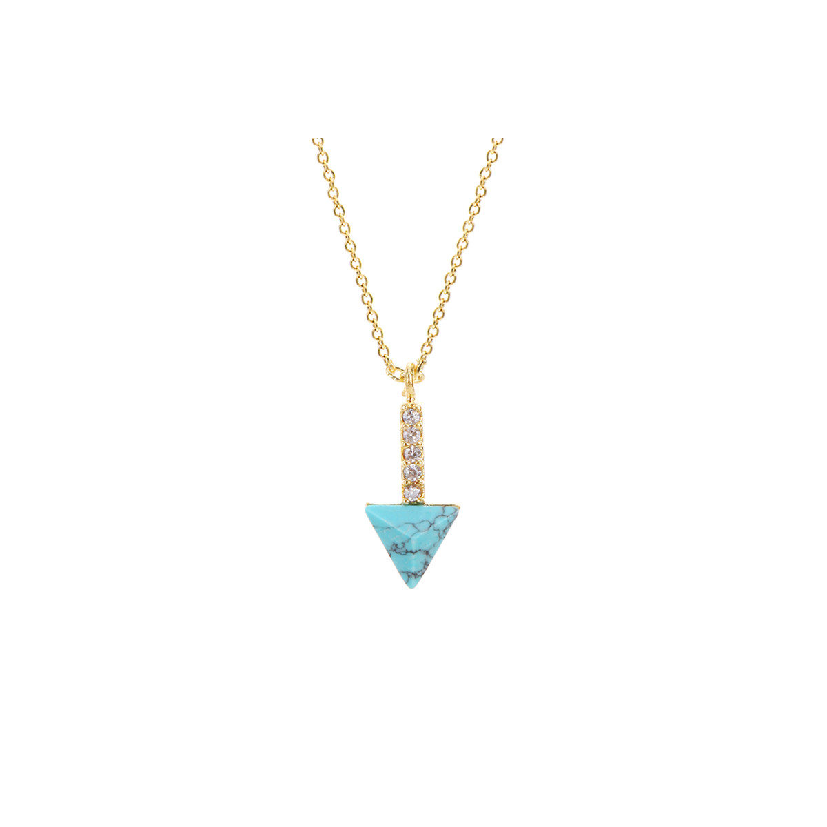 Collier Zoé Collier Minimaliste laiton doré "Zoé"