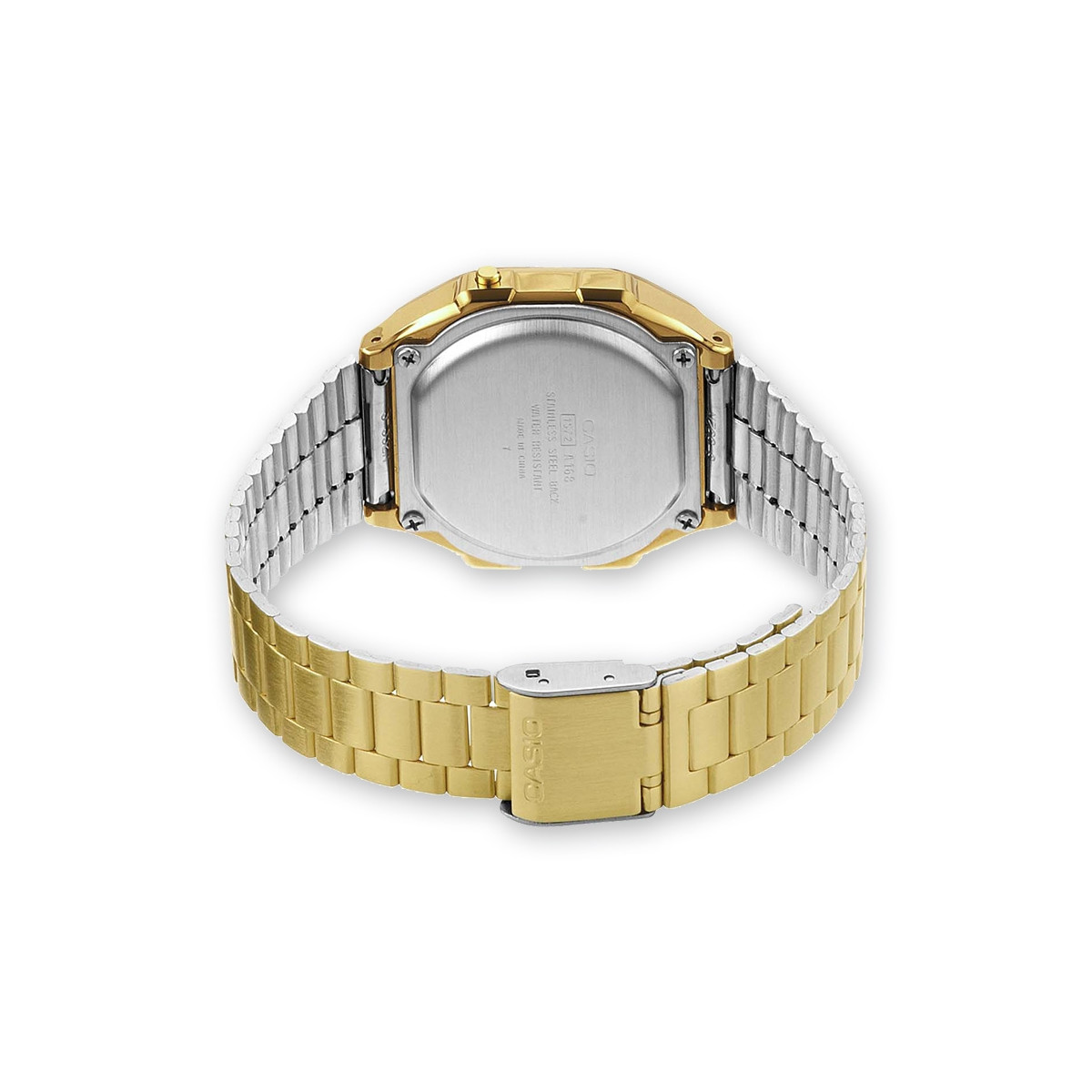 Montre Unisexe Casio Vintage Bracelet Acier inoxydable Doré - A168WG-9EF Montre mixte Casio Vintage Bracelet Acier inoxydable Doré - A168WG-9EF