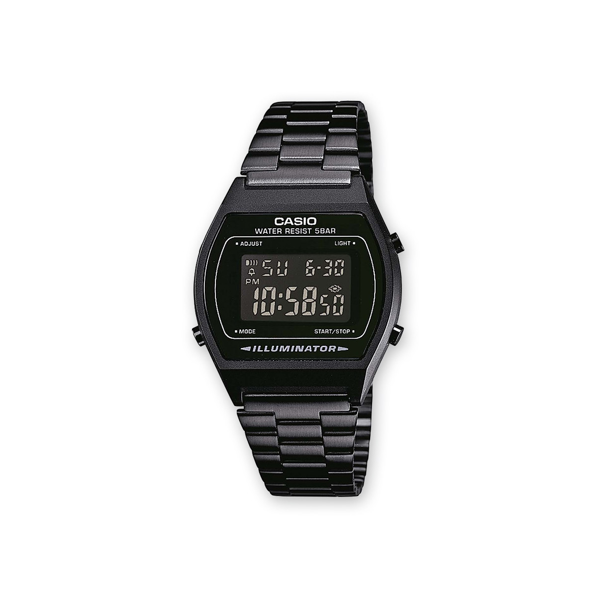 Montre Mixte Casio  Bracelet Acier inoxydable Noir - B640WB-1BEF