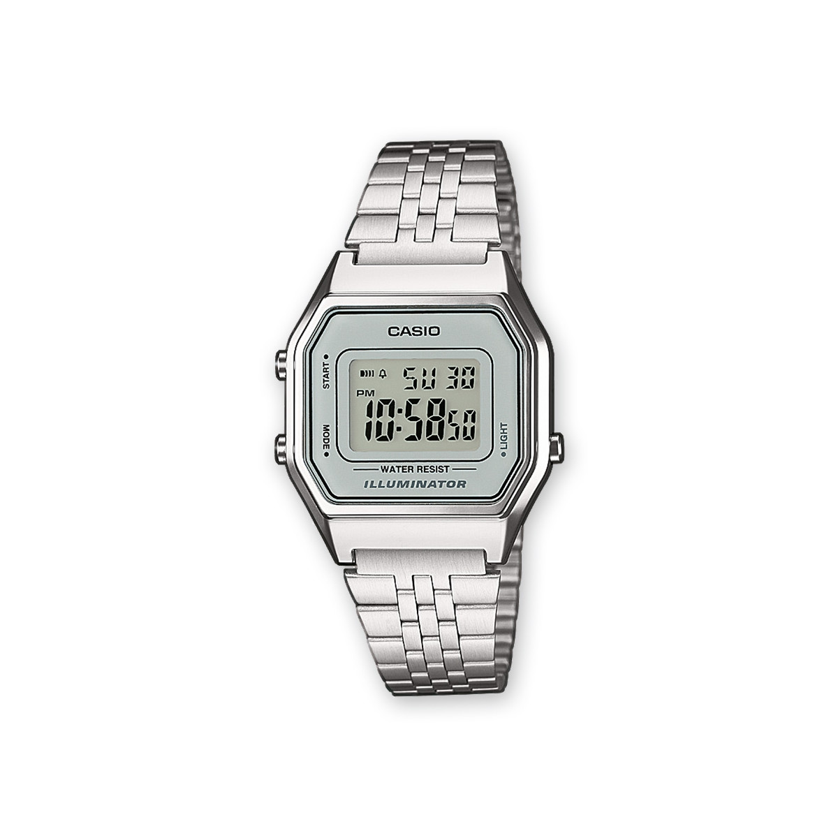 Montre Femme Casio  Bracelet Acier inoxydable Argenté - LA680WEA-7EF