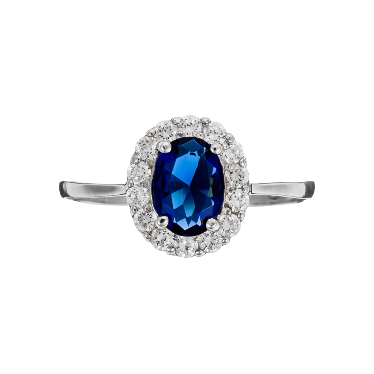 Bague "Bleu Merveilleux" Or blanc