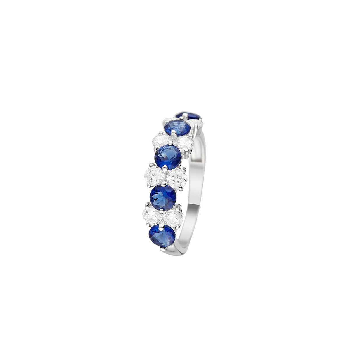 Bague "Galanterie" Or blanc