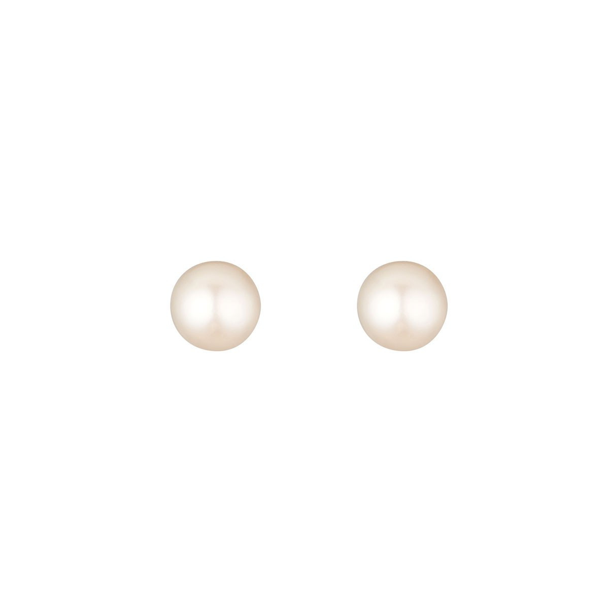 Boucles d'oreilles or jaune et perles de culture "My Pearl"