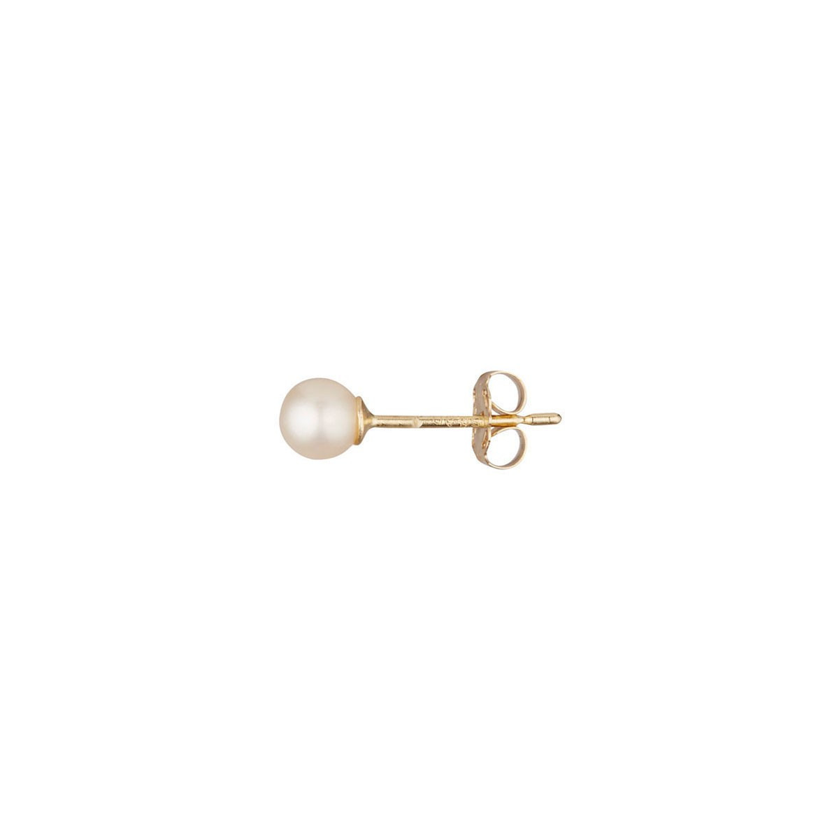 Boucles d'oreilles or jaune et perles de culture "My Pearl"