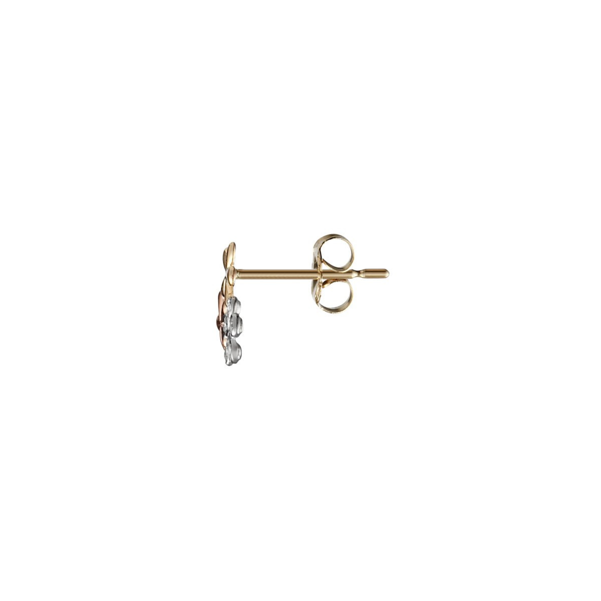 Boucles d'oreilles "Douce" Or tricolore
