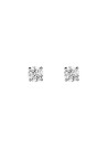 Boucles d'oreilles femme simply you Or Blanc 375 et zirconium