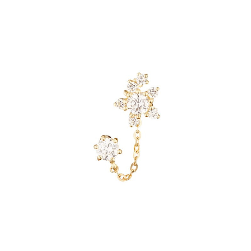 Boucles d'oreilles "Connexion" Or jaune