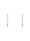 Boucles d'oreilles femme alizée Or Blanc 375 et zirconium
