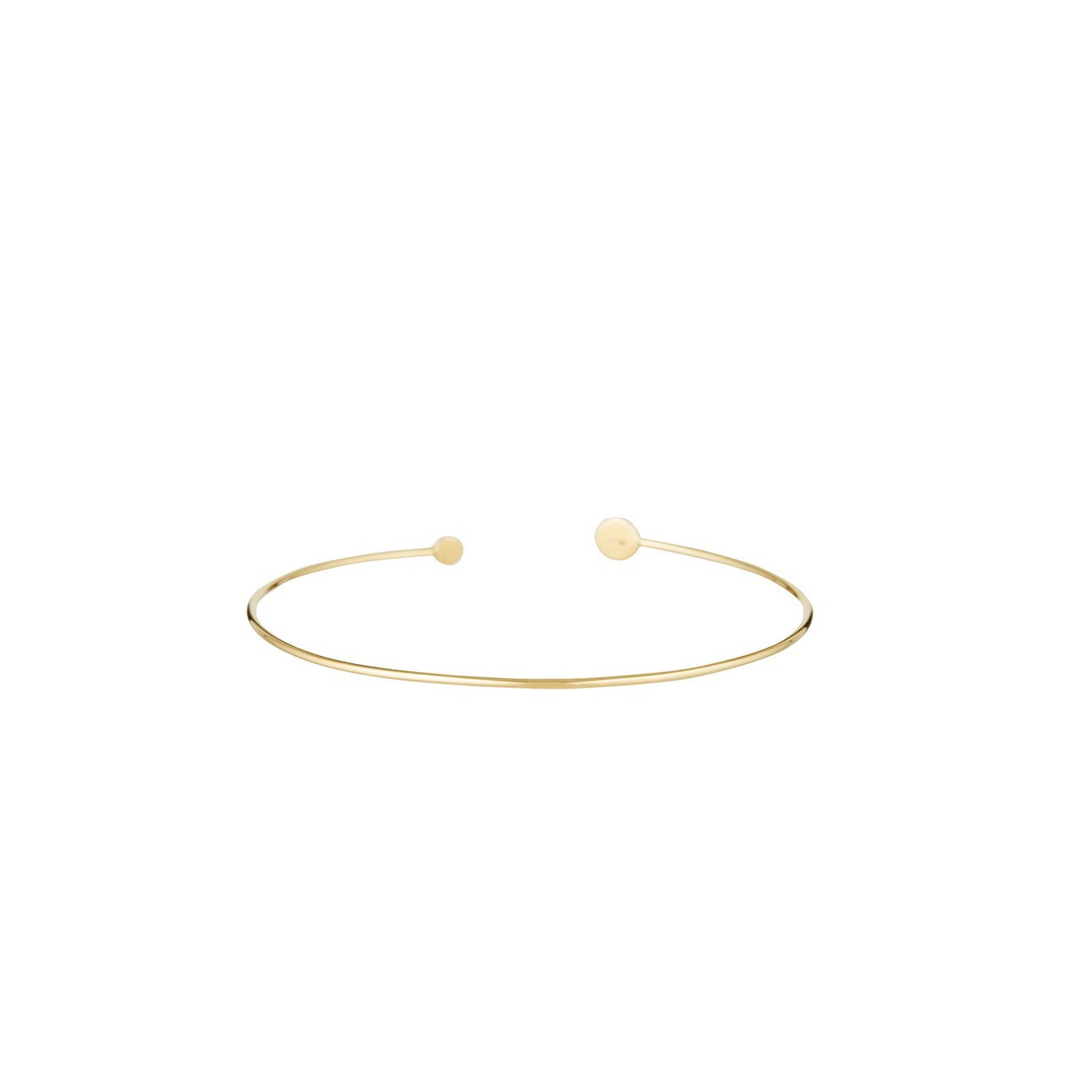 Bracelet Bangle Cercle d'or"Irisée"