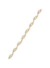 Bracelet femme donatella Or Tricolore 375