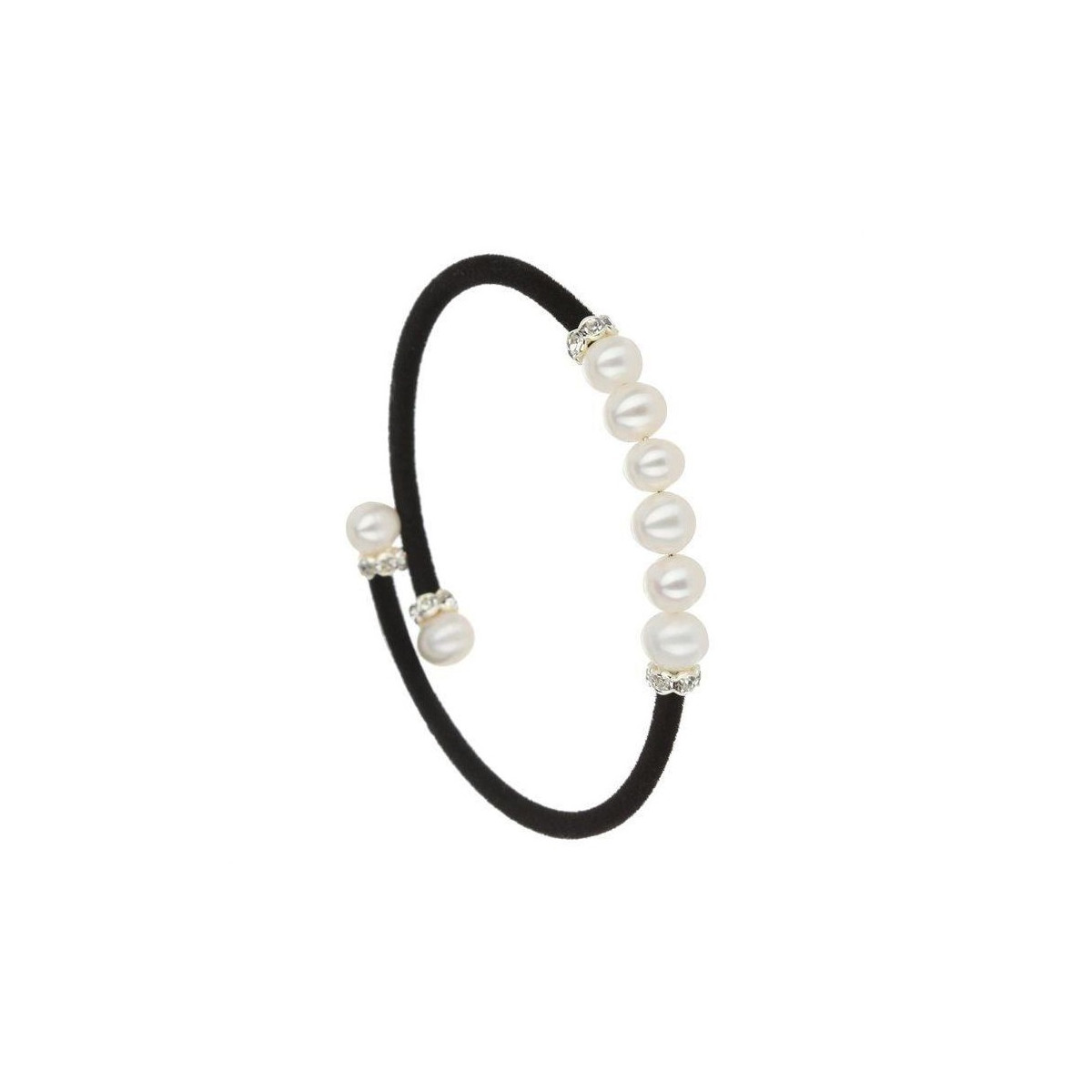 Bracelet magique en perles de culture blanche et argent 925 Bracelet argent et perles de culture blanches "Magique "