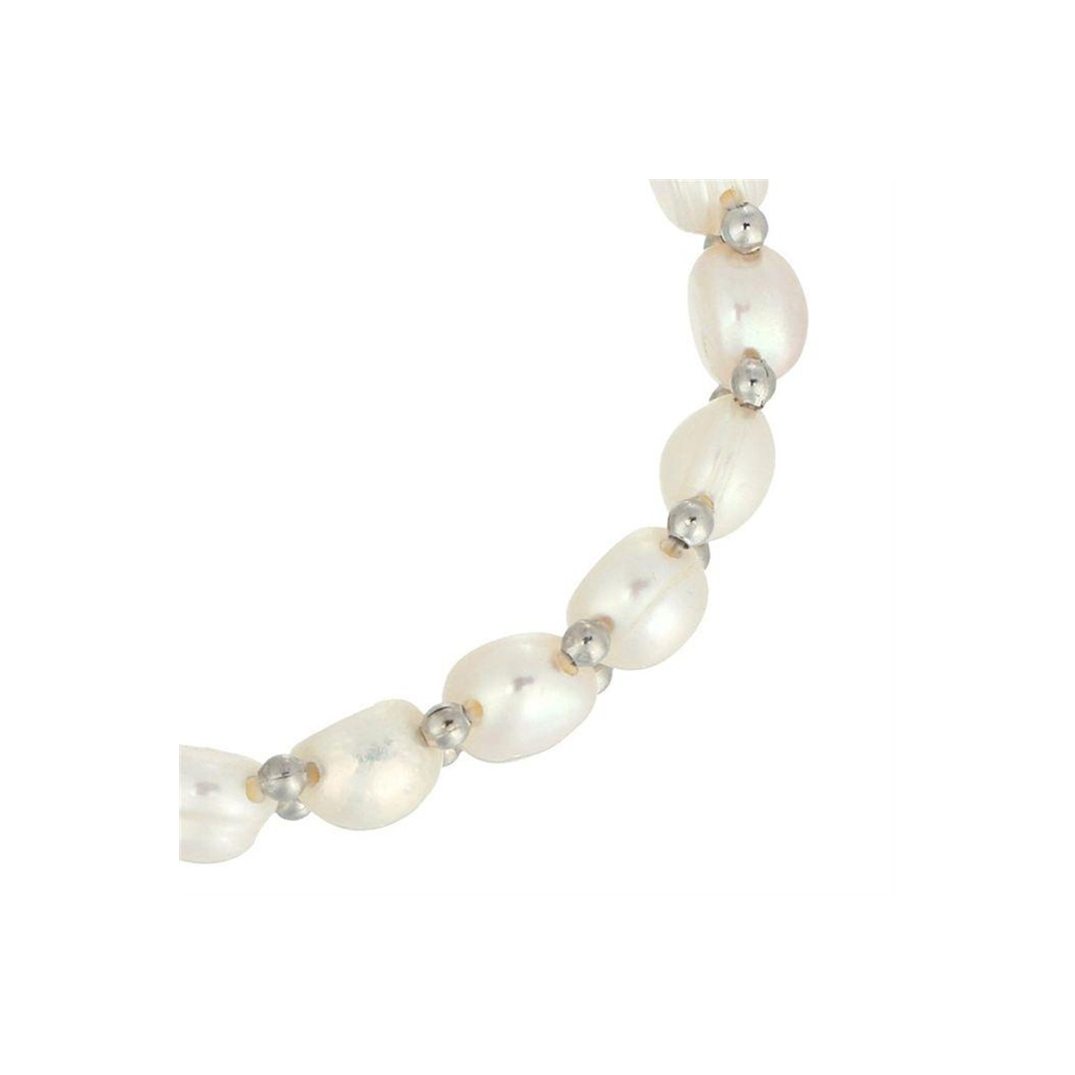 Bracelet argent et perles de culture blanches "Simplicité"
