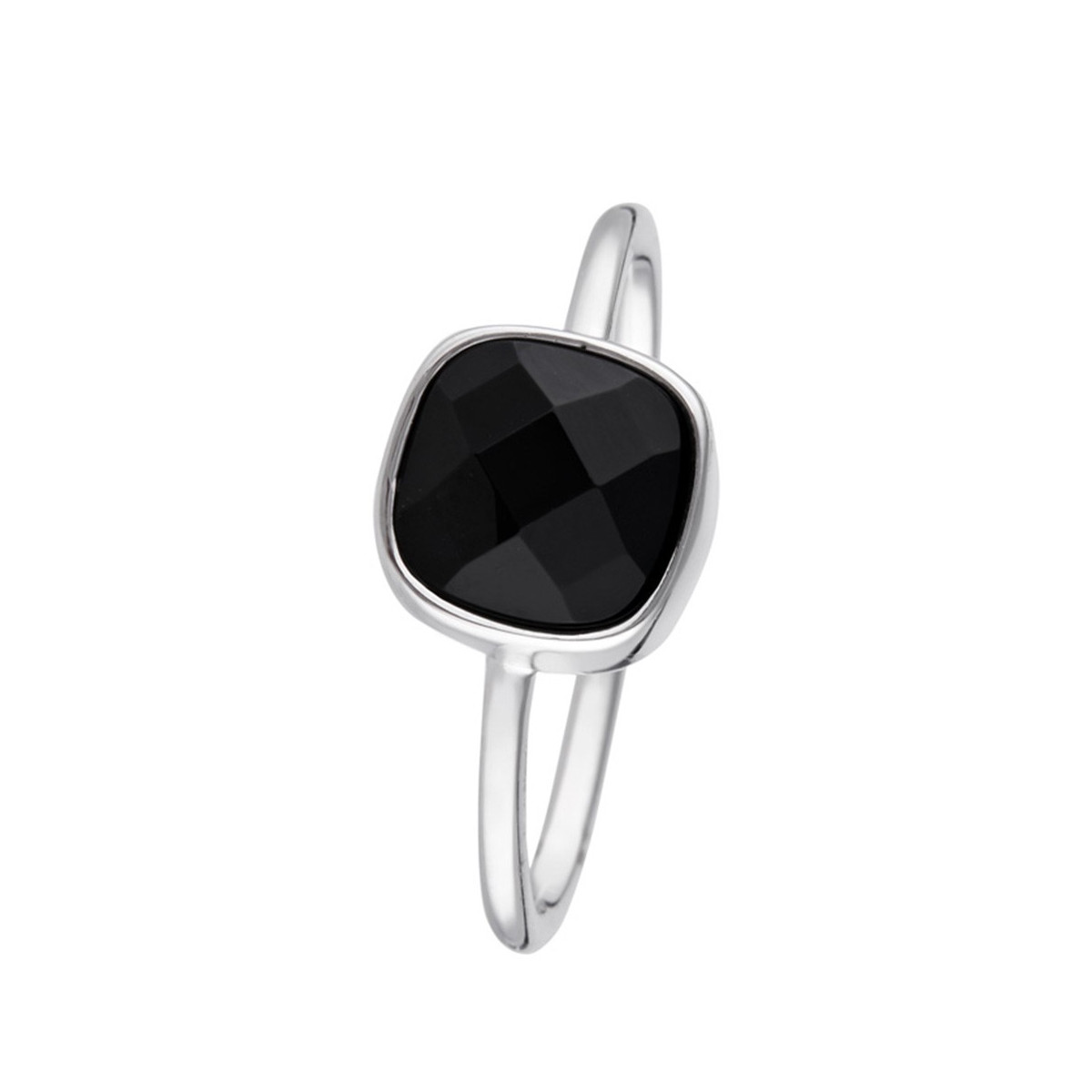 Bague "Arcadia" Onyx Laiton
