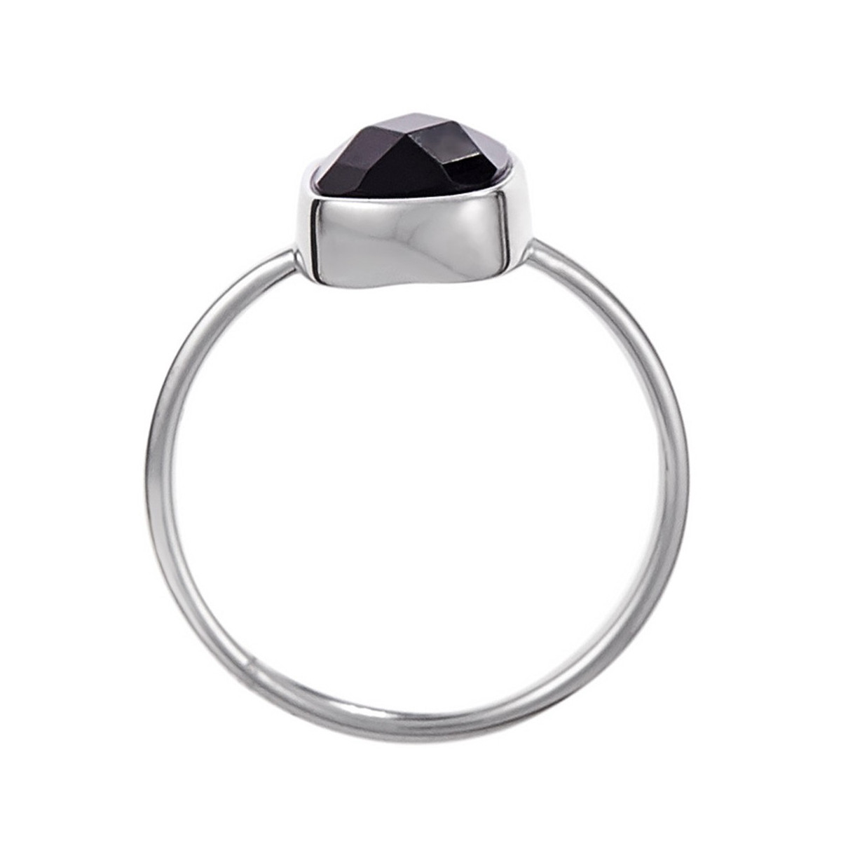 Bague "Arcadia" Onyx Laiton