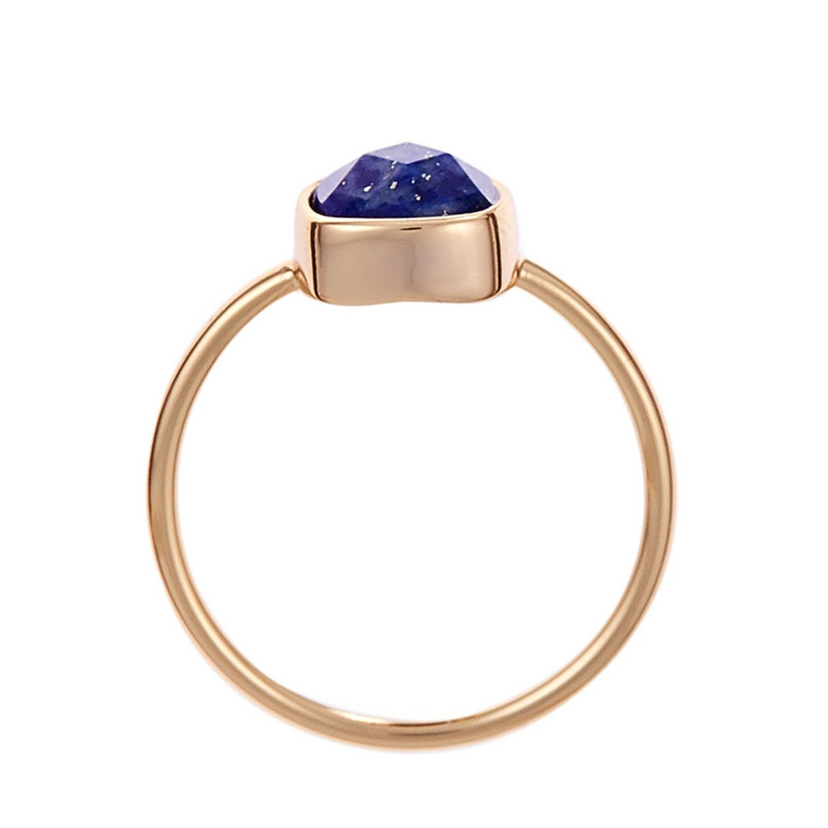Bague "Arcadia" Lapis Lazuli Laiton doré