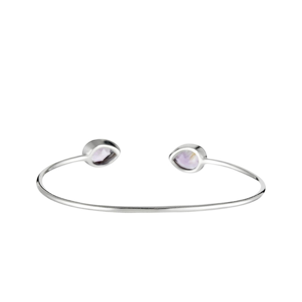 3RN600Vigv Bracelet "Sillonia" Améthyste Laiton
