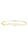 Bracelet Célie doré et quartz rose 