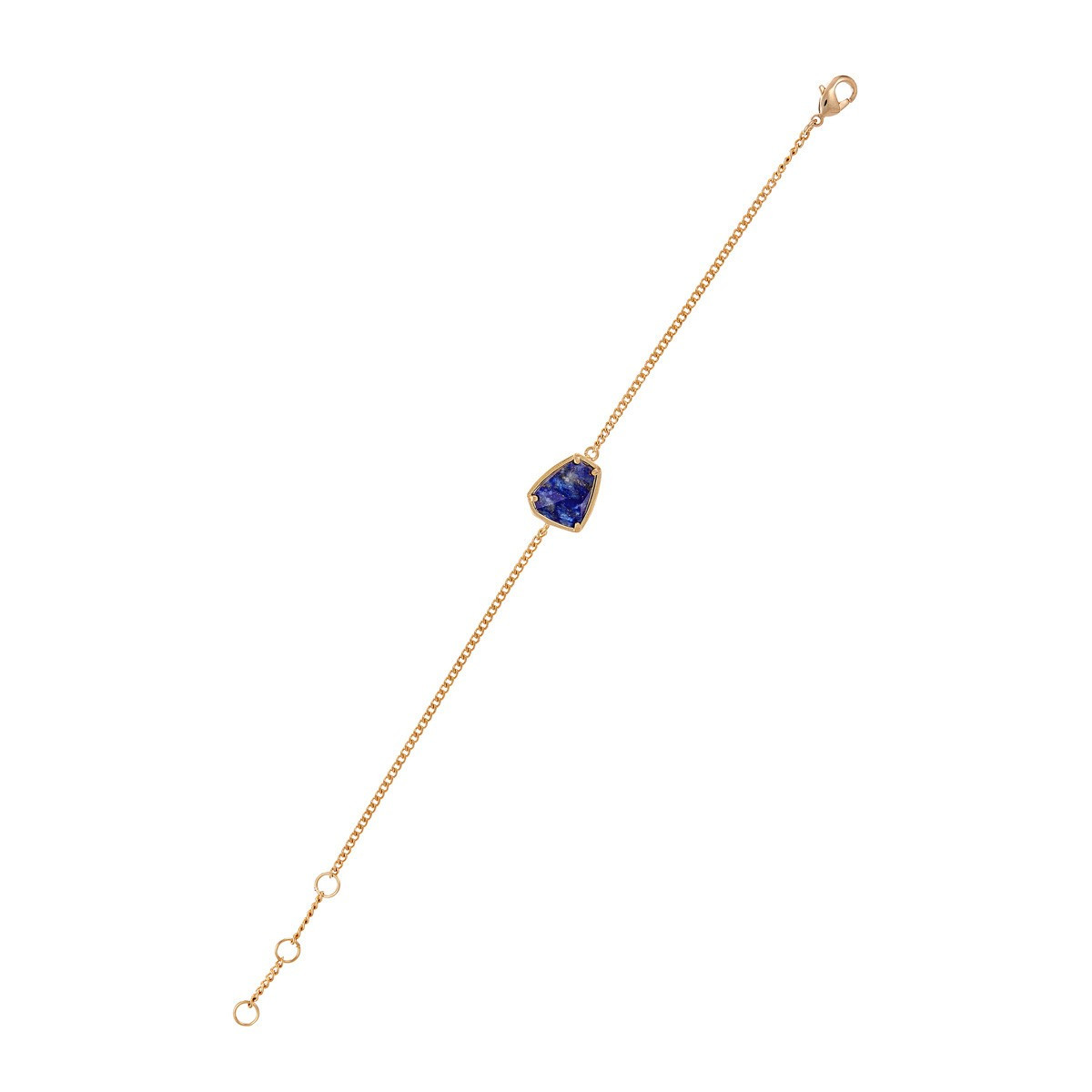 3RS438Bjgv Bracelet "Semprilla" Lapis Lazuli Laiton doré