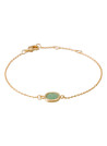 Bracelet Lilou doré et aventurine verte 