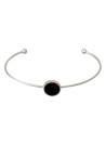 Bracelet Valentine Argenté et onyx noire 