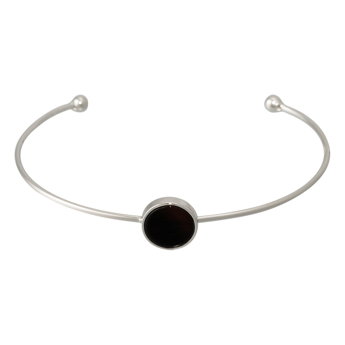 Bracelet "Volta" Onyx Laiton