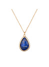Collier Louane doré et lapis bleue 