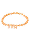 Bracelet Jonc à message "BAM" rosé