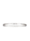 Bracelet Jonc à message "JE T"AIME, UN PEU, BEAUCOUP, A LA FOLIE" argenté