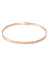 Bracelet Jonc à message "SI TU N"EXISTAIS PAS IL FAUDRAIT T"INVENTER" rosé