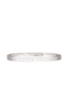 Bracelet Jonc à message "QUE LA FORCE SOIT AVEC TOI" argenté