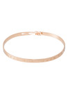 Bracelet Jonc à message "ON LAISSE PAS BÉBÉ DANS UN COIN" rosé