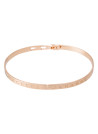 Bracelet Jonc à message "PRINCESSE CONNASSE" rosé