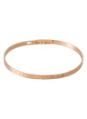 Bracelet Jonc à message "SUPER MAMAN" rosé