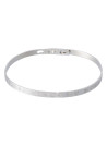 Bracelet Jonc à message "MEILLEURE MAMAN DU MONDE" argenté