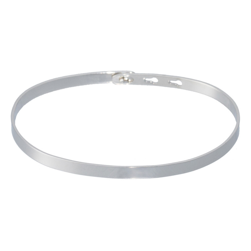 Bracelet Jonc argenté sans message Bracelet Jonc argenté sans message