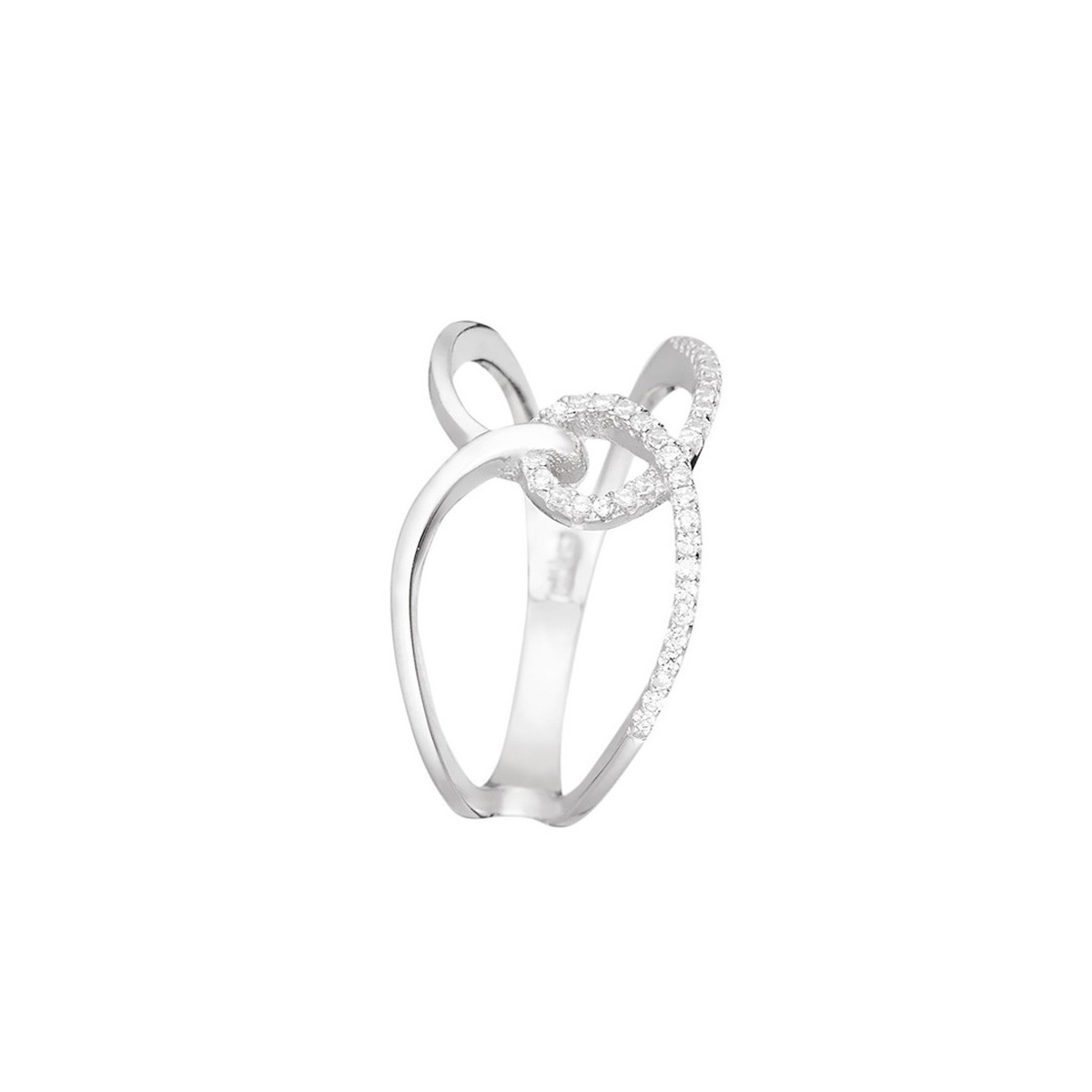 Bague argent noeud cheap