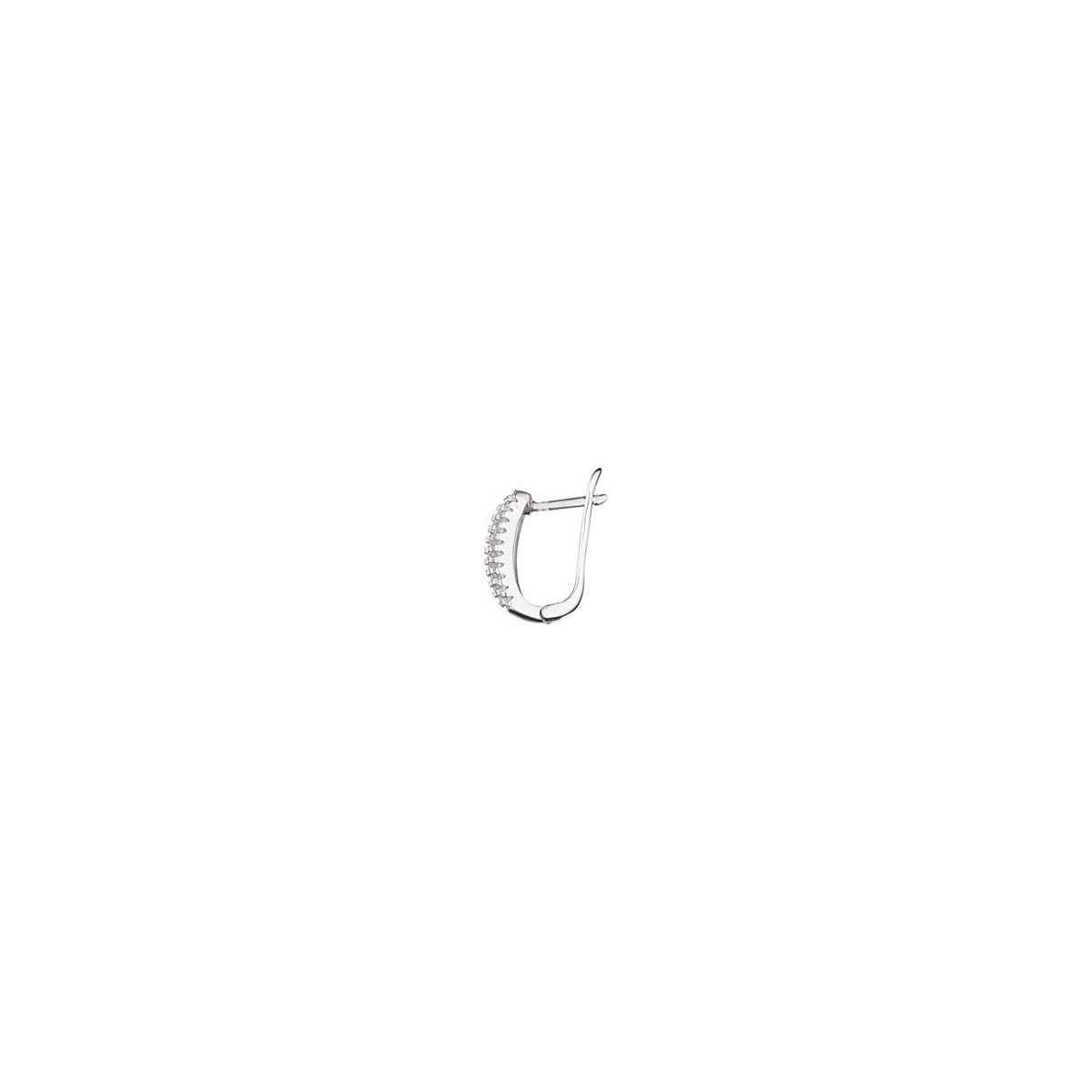Boucles d'oreilles argent et oxydes de zirconium "Alégria"