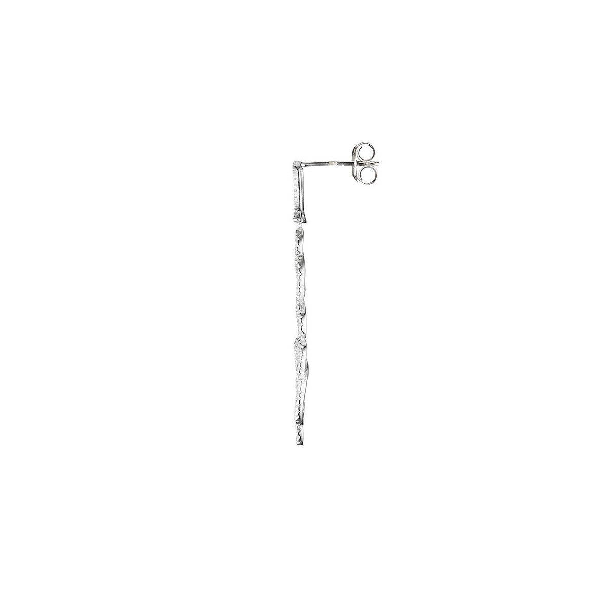 Boucles d'oreilles argent et oxydes de zirconium "Arabesque Fever"