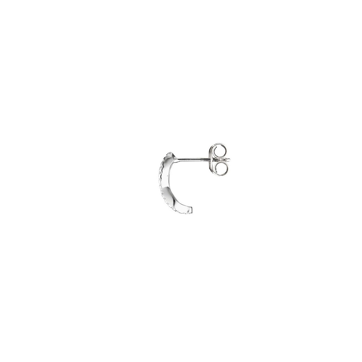 Boucles d'oreilles argent et oxydes de zirconium "Oriane"