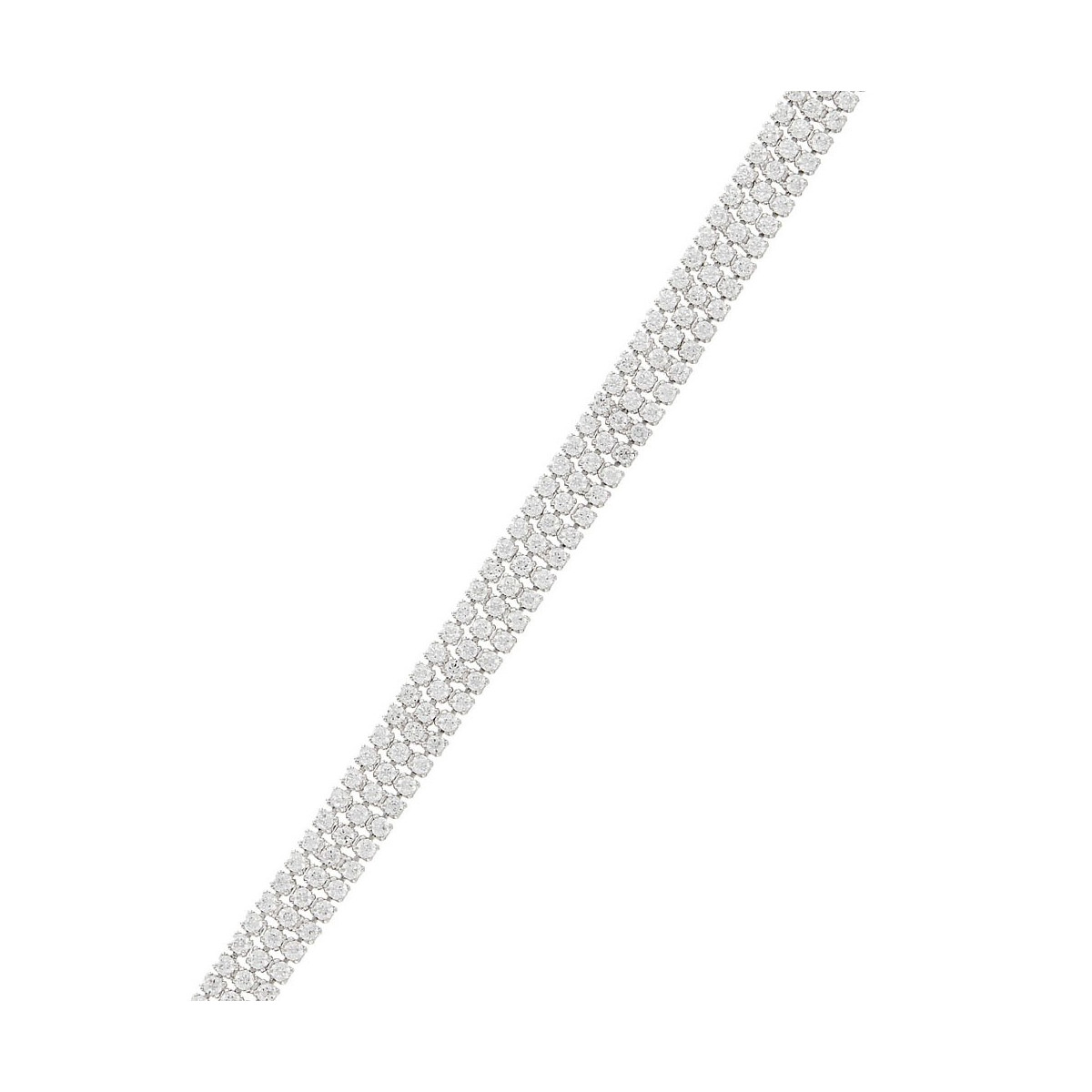 Bracelet pluie d'étoiles en argent 925 Bracelet chaine argent et oxydes de zirconium "Pluie d'étoiles"