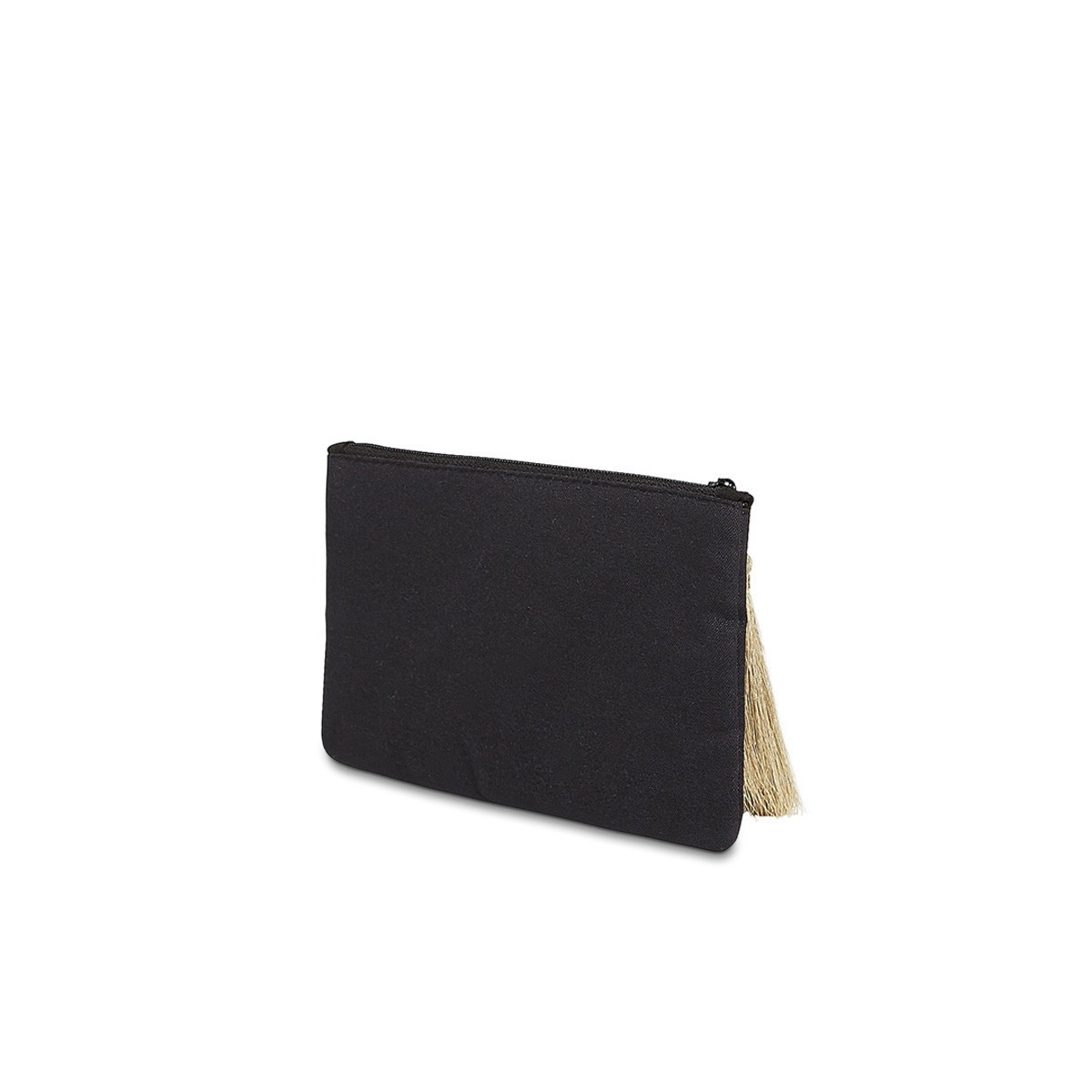 Petite pochette à message "MAMAN AU TOP" Noire et Doré