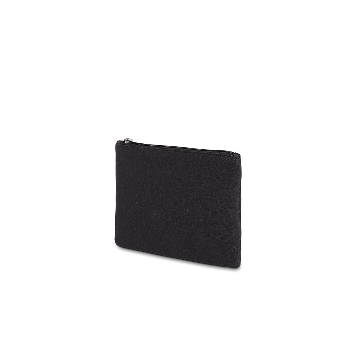 Grande pochette à message "MON PETIT BAZAR" Noire et Argenté