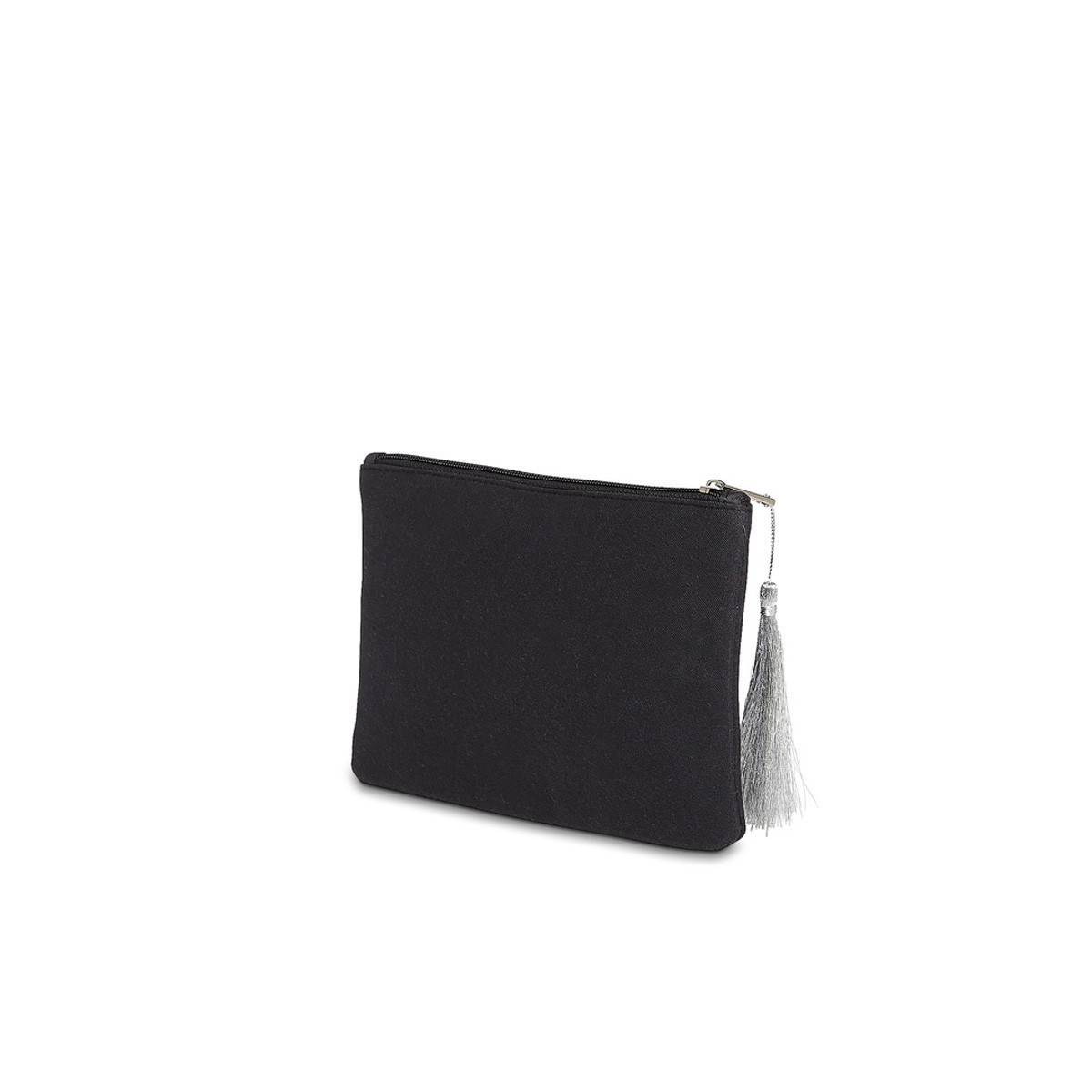 Grande pochette à message "BEST MUM" Noire et Argenté