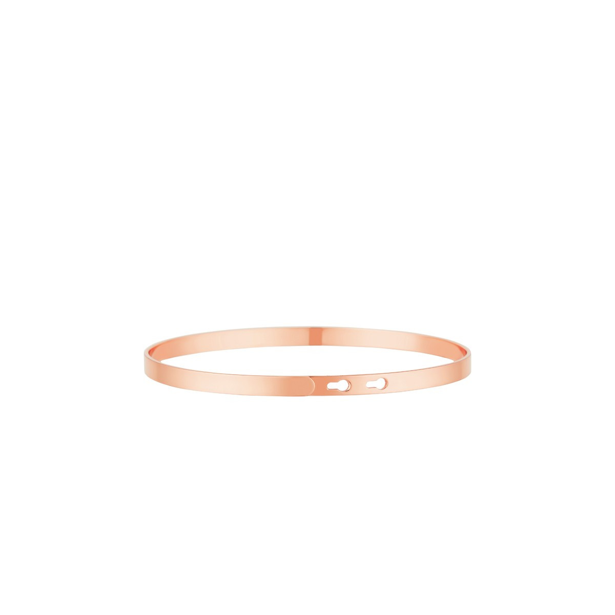 Bracelet à message "Laisse Tomber Les Fleurs, Sers Moi un Mojito" Laiton rosé