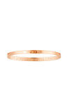 Bracelet Jonc à message en laiton rosé C'EST SIMPLE JE SUIS COMPLIQUEE
