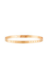 Bracelet Jonc à message en laiton rosé HAKUNAMATATA