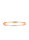 Bracelet Jonc à message en laiton rosé LES COPINES D'ABORD