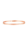 Bracelet Jonc à message en laiton rosé FAIS DE TA VIE UN REVE ET DE TES REVES UNE REALITE